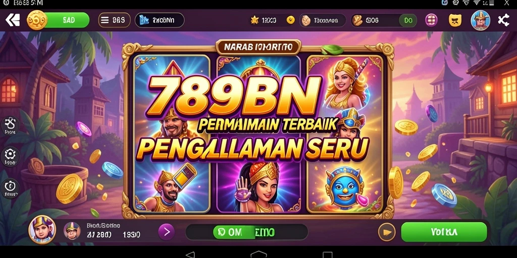 Tampilan gameplay Slot yang menarik dan seru di 789BNI.