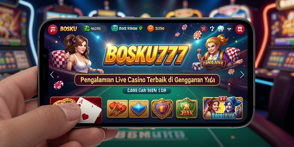 Screenshot gameplay Live Casino BOSKU777 yang menarik dan mendebarkan.