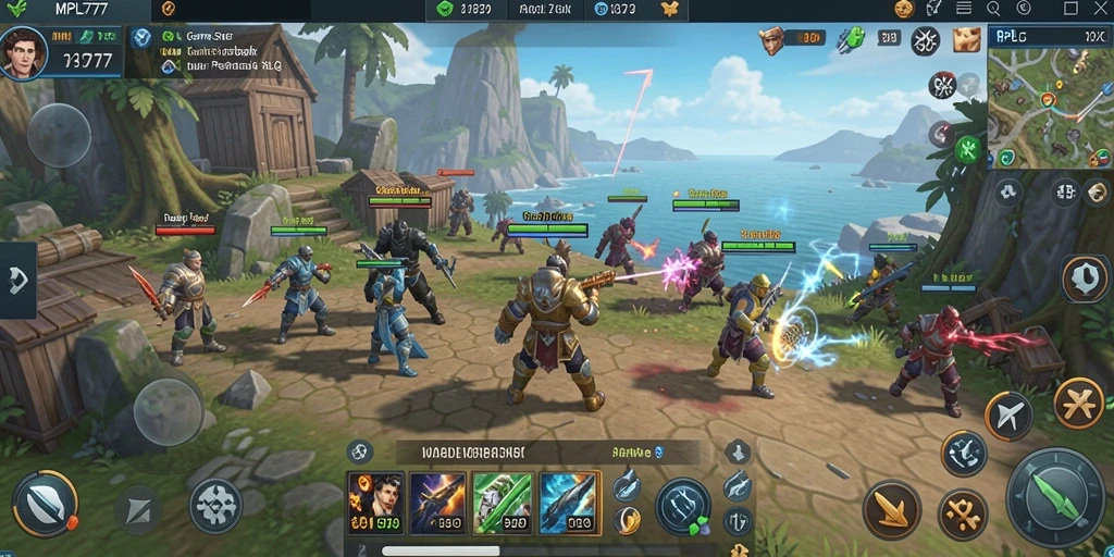 Tampilan gameplay menarik dari MPL777 menunjukkan strategi yang menantang.