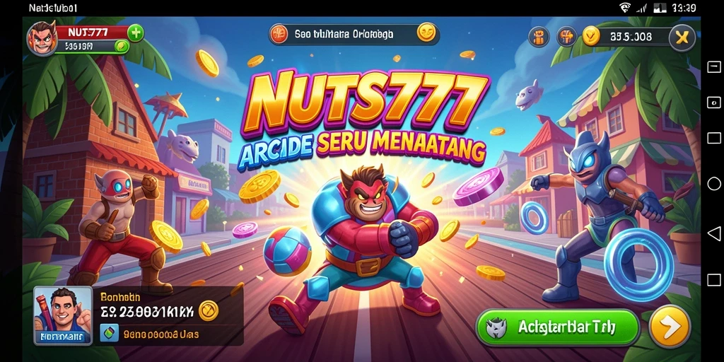 Tangkapan layar seru dari gameplay NUTS777 yang penuh tantangan.