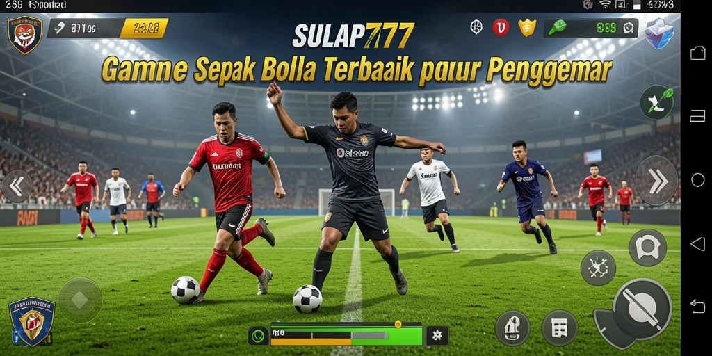 Gameplay SULAP777 yang menegangkan di lapangan sepak bola.