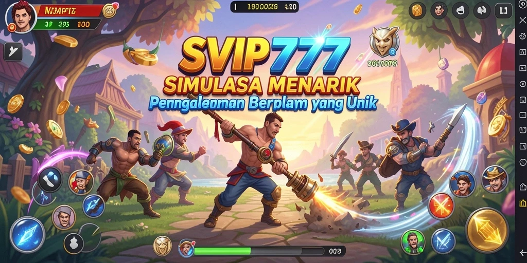 Tampilan gameplay simulasi yang mendetail dan menarik di SVIP777.