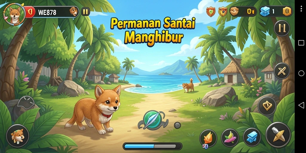 Screenshot WE878 yang menampilkan gameplay yang menyenangkan dan interaktif.