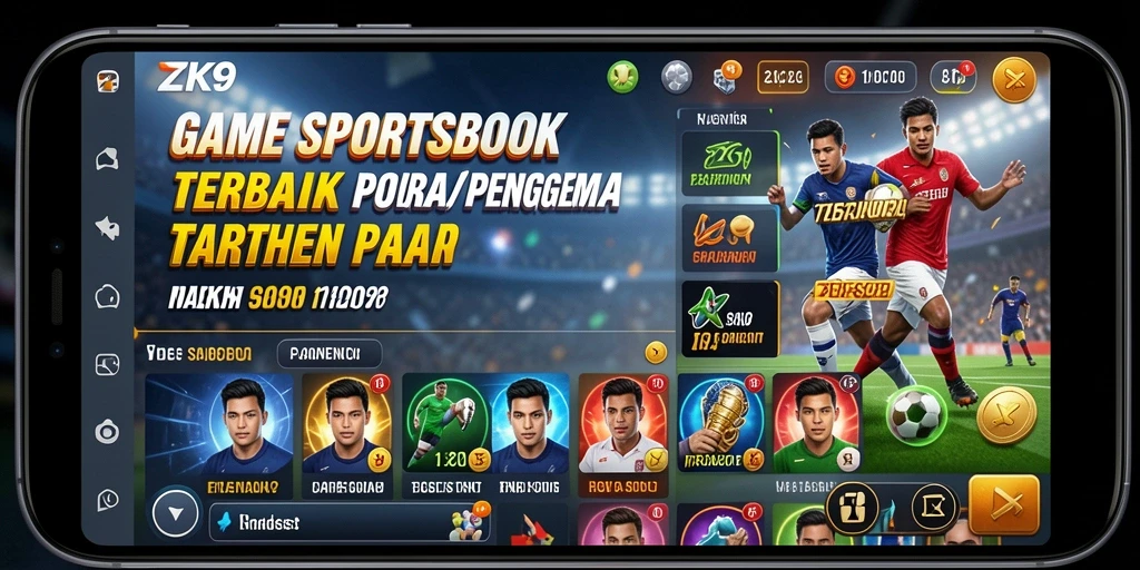 Tampilan menggembirakan dari gameplay Sportsbook ZK9 yang menarik.